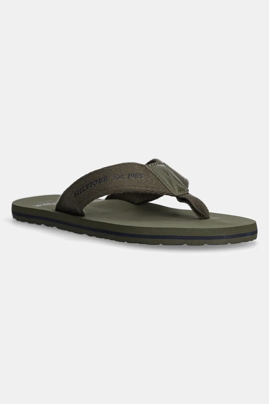 В'єтнамки Tommy Hilfiger HILFIGER 85 BEACH SANDAL зелений FM0FM05339