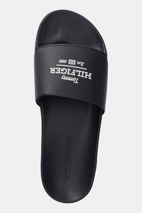 Încălțăminte Tommy Hilfiger papuci EMBROID HILFIGER 85 POOL SLIDE FM0FM05342 bleumarin