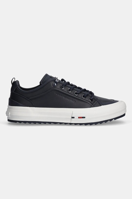 Шкіряні кросівки Tommy Hilfiger TH HI VULC CLEAT LOW LTH FM0FM05452 темно-синій SS25