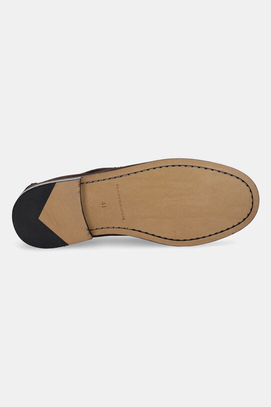 Замшевые мокасины Tommy Hilfiger CLASSIC HILFIGER SUEDE LOAFER FM0FM05363 коричневый