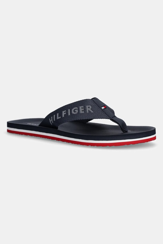 Žabky Tommy Hilfiger COMFORT HILFIGER BEACH SANDAL námořnická modř FM0FM05341