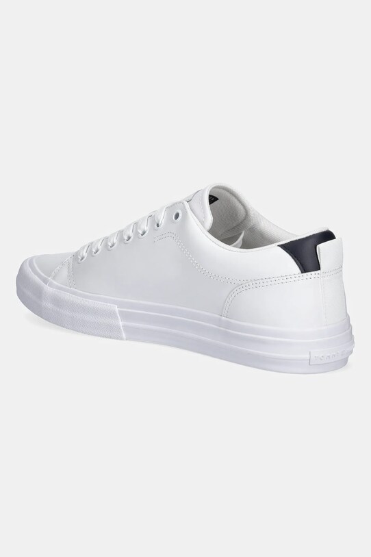 Cipők Tommy Hilfiger bőr sportcipő TH HI VULC STREET LOW RWB LTH FM0FM05312 fehér