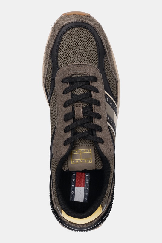 Tommy Jeans sneakersy TJM TECHNICAL RUNNER ESS zielony EM0EM01537