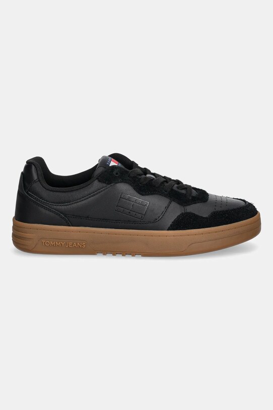 Шкіряні кросівки Tommy Jeans TJM CUPSOLE LEATHER MIX EM0EM01566 чорний SS25