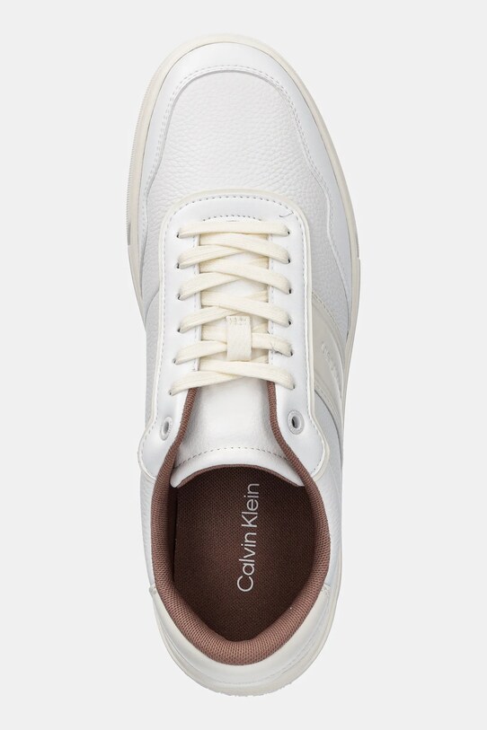 Calvin Klein sneakersy LOW TOP LACE UP LOGO biały HM0HM01653