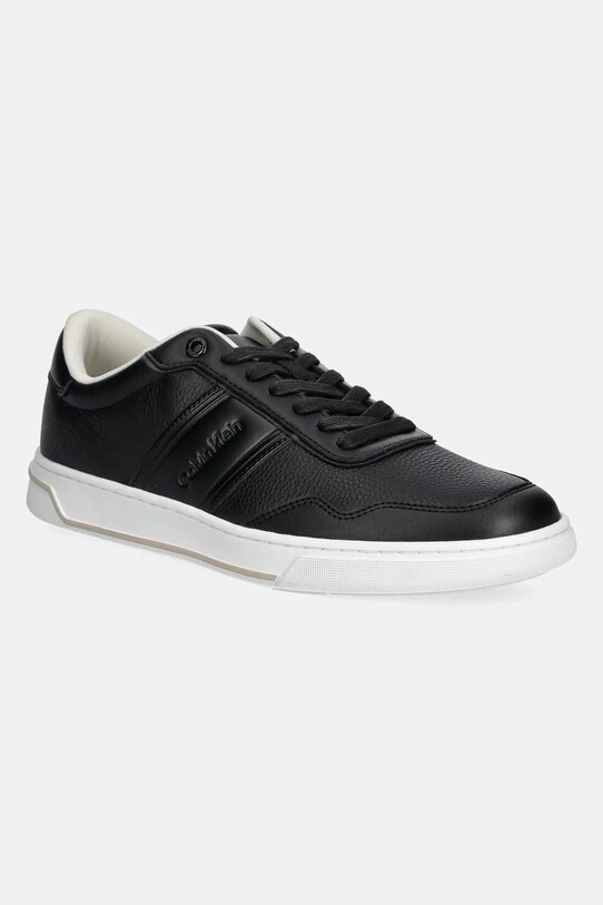 Calvin Klein sneakers LOW TOP LACE UP LOGO sintetic negru HM0HM01653