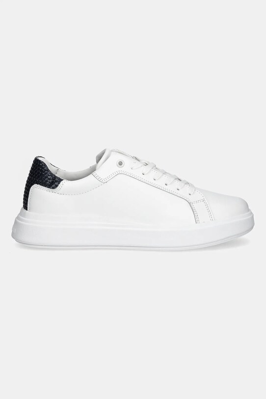 Tenisky Calvin Klein LOW TOP LACE UP WOVEN HM0HM01659 biela SS25