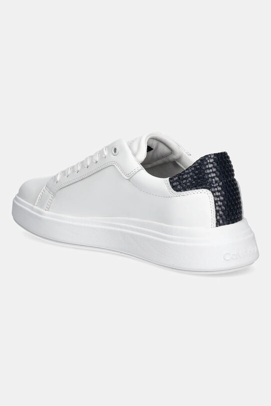 Obuv Tenisky Calvin Klein LOW TOP LACE UP WOVEN HM0HM01659 biela