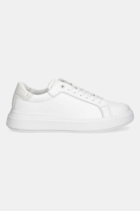 Tenisky Calvin Klein LOW TOP LACE UP WOVEN HM0HM01659 biela SS25