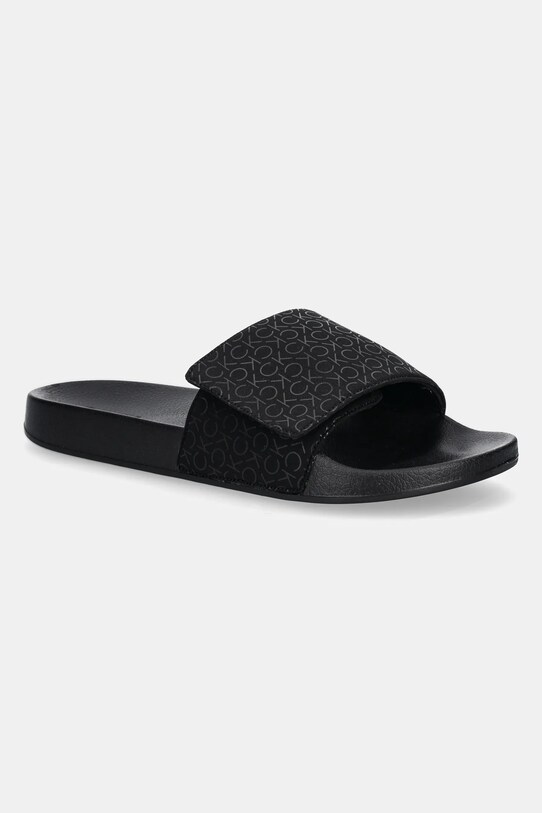 Šľapky Calvin Klein POOL SLIDE MONO Planet friendly čierna HM0HM01671