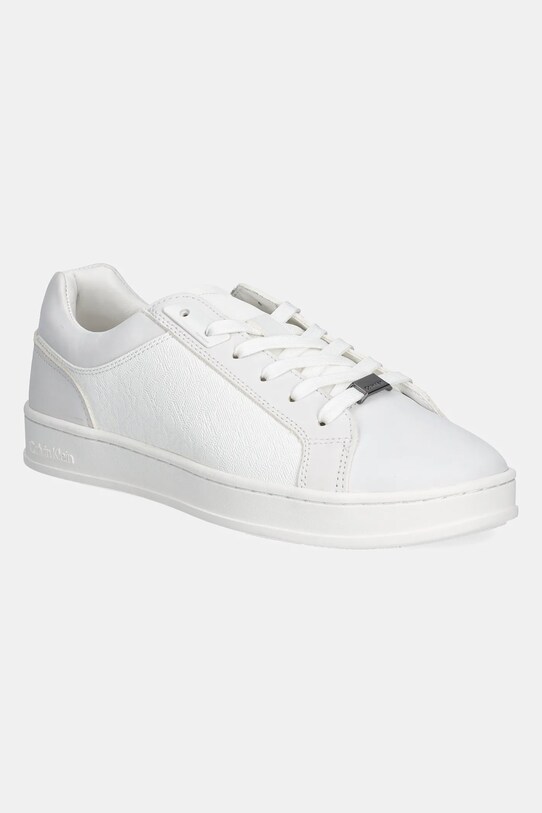 Calvin Klein sneakers LOW TOP LACE UP NB MONO sintetic alb HM0HM01768