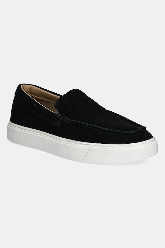 Calvin Klein mocasini din piele intoarsa MOCCASIN SUEDE piele întoarsă negru HM0HM01794