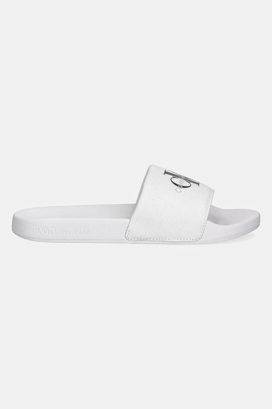 Шльопанці Calvin Klein Jeans SLIDE MONOGRAM YM0YM01271 білий SS25