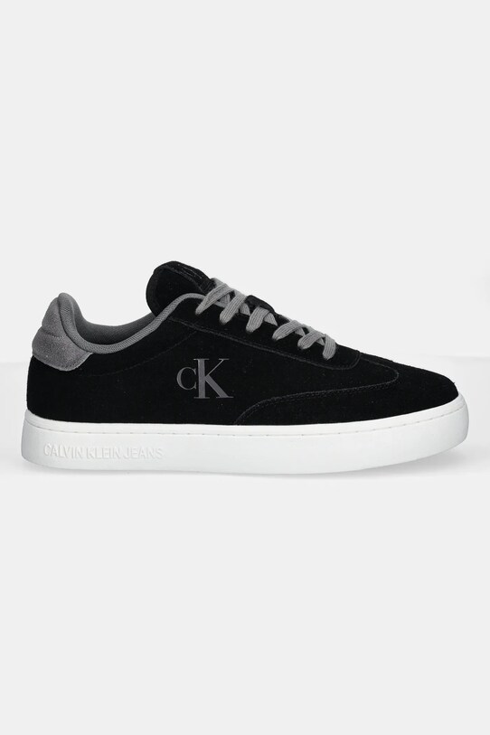 Calvin Klein Jeans sneakers din piele intoarsă CLASSIC CUPSOLE WT MG YM0YM01270 negru SS25