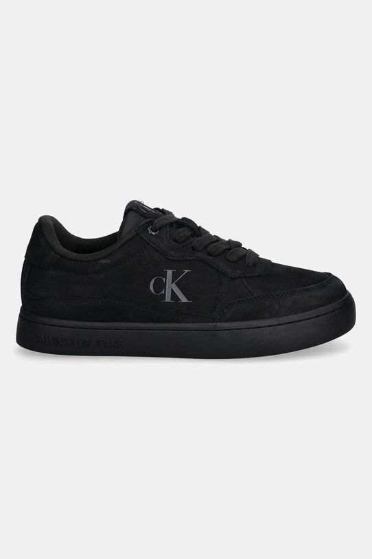 Nubukové tenisky Calvin Klein Jeans CLASSIC CUPSOLE WAVE MG CS YM0YM01256 čierna SS25