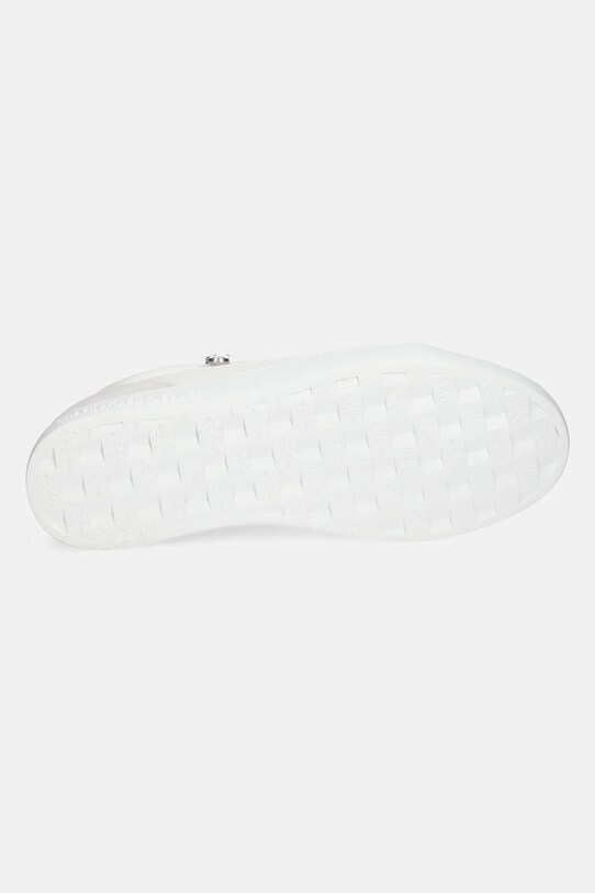 Calvin Klein Jeans sneakers in pelle CLASSIC CUPSOLE ZIP LOW IN YM0YM01254 bianco