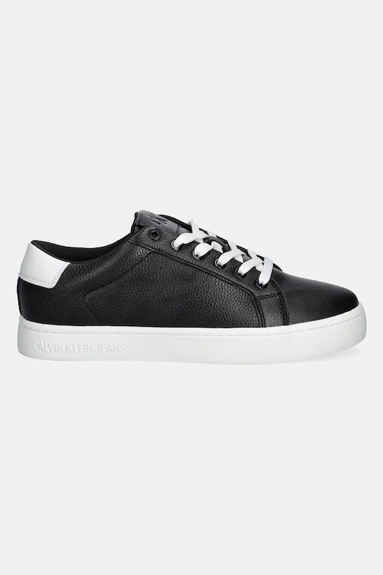 Шкіряні кросівки Calvin Klein Jeans CLASSIC CUPSOLE LOW OHB YM0YM01164 чорний SS25