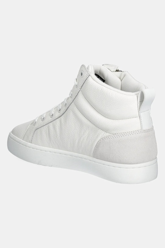 Încălțăminte Calvin Klein Jeans sneakers din piele CLASSIC CUPSOLE ZIP MID IN YM0YM01156 alb