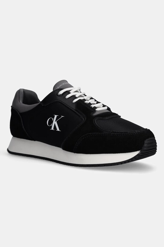 Кросівки Calvin Klein Jeans RETRO SOCK RUNNER MG WMM замша чорний YM0YM01152