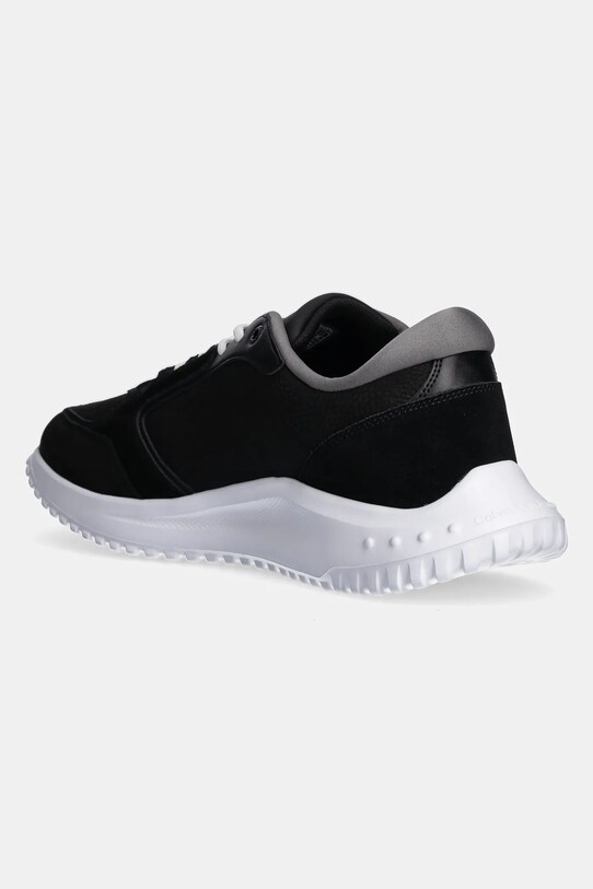 Încălțăminte Calvin Klein Jeans sneakers din piele EVA RUNNER LOW MG WMM YM0YM01145 negru