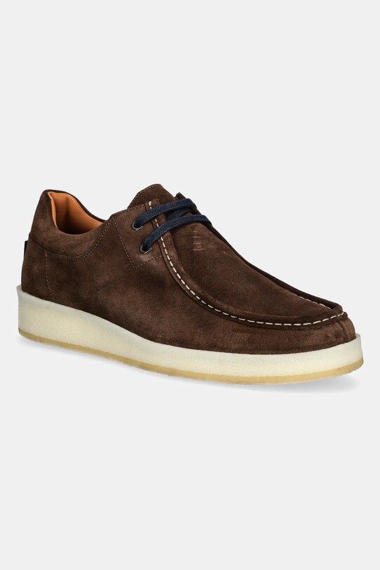 Половинки обувки от велур PS Paul Smith Wyld ежедневен кафяв M2S.WYL02.PSUE