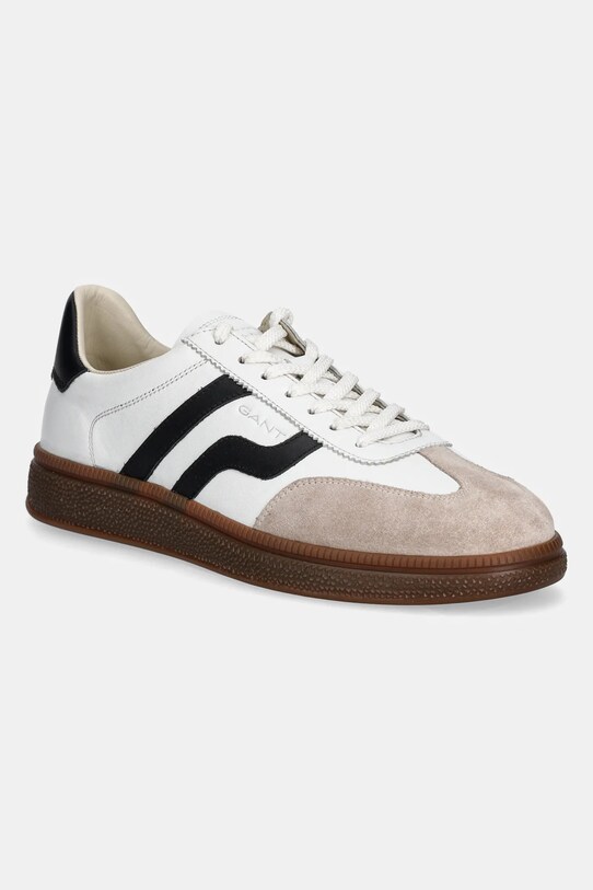 Gant sneakersy skórzane Cuzmo skóra zamszowa biały 30633860.G020