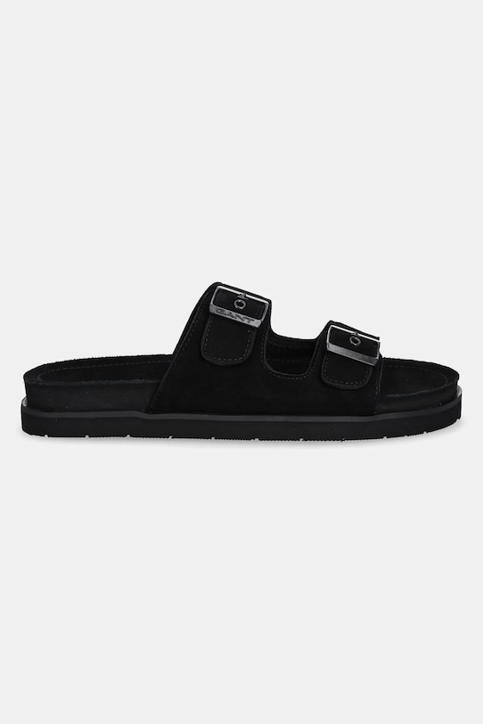 Semišové šľapky Gant Fairfo 30631863.G00 čierna SS25