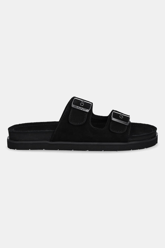 Παντόφλες σουέτ Gant Fairfo 30631863.G00 μαύρο SS25