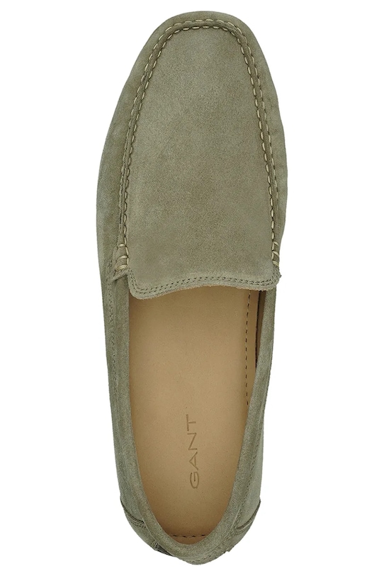 Gant mocasini din piele intoarsa Wilmon 30633914.G183 bej