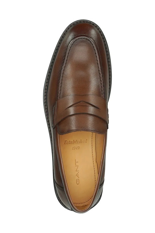 Kožené mokasíny Gant Lozham 30671927.G45 hnedá