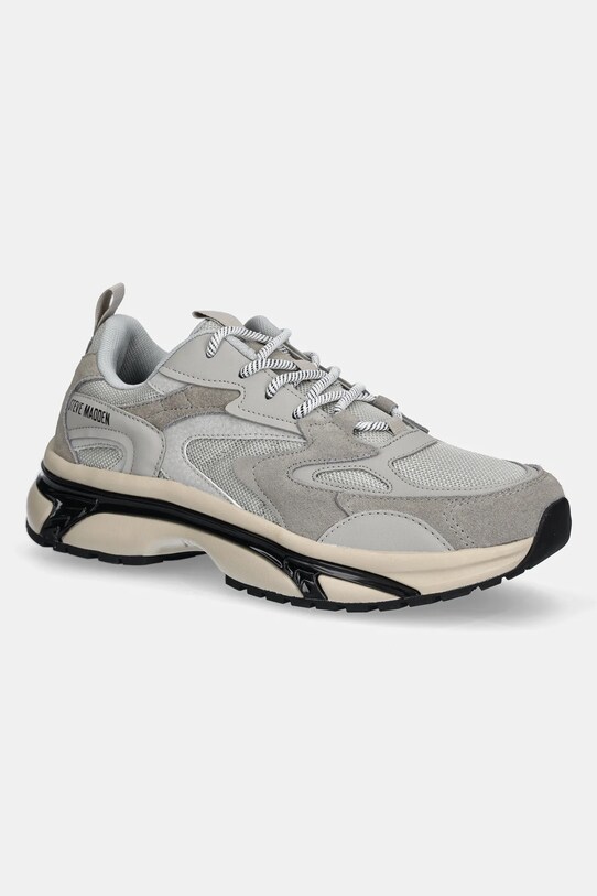 Sneakers boty Steve Madden Taeburn semišová kůže šedá SM12000804.674