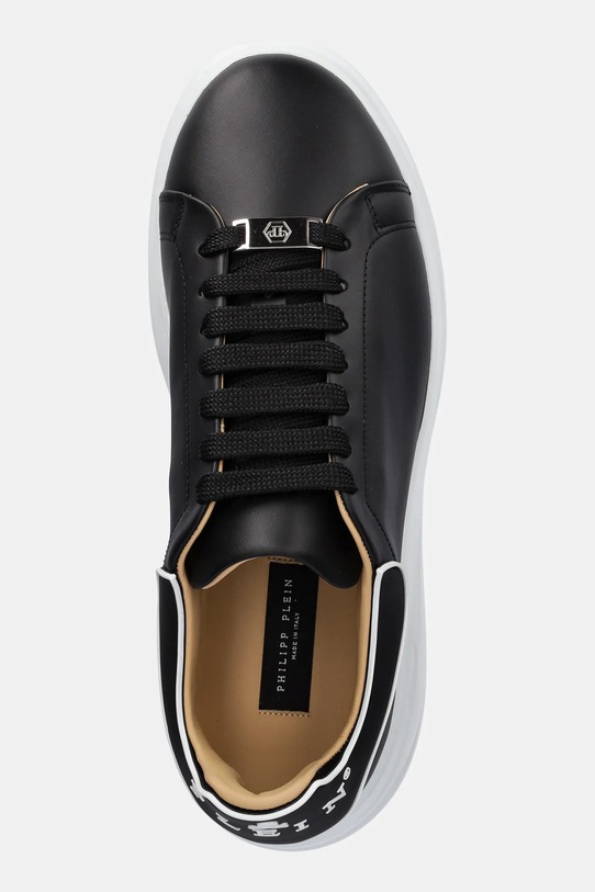 Philipp Plein sneakersy skórzane Lo-Top czarny USC0599.PLE005N.02