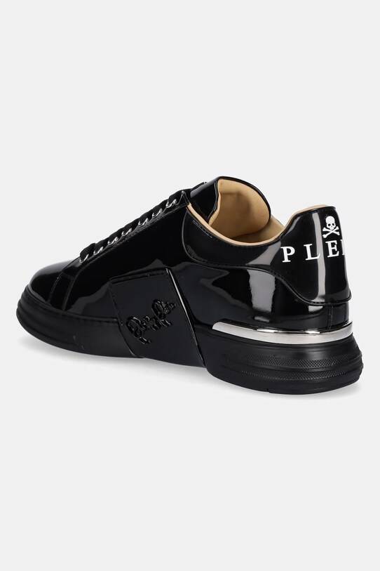 Încălțăminte Philipp Plein sneakers din piele Lo-Top Hexagon USC0666.PLE010N.0202 negru