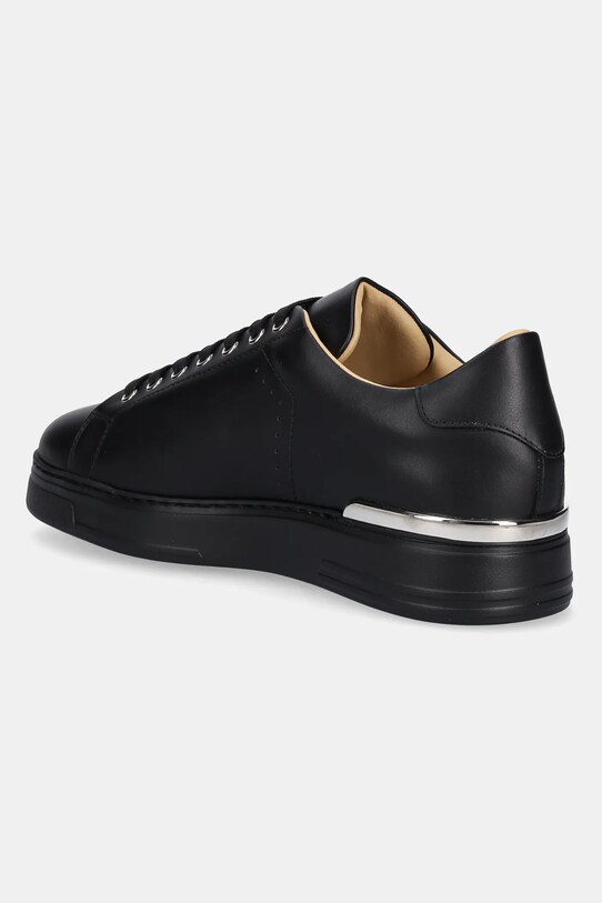 Обувь Кожаные кроссовки Philipp Plein Nappa Lo-Top Hexagon USC0670.PLE010N.0202 чёрный