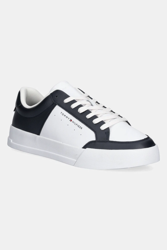 Tommy Hilfiger sneakersy TH COURT MIX LTH niska granatowy FM0FM05489