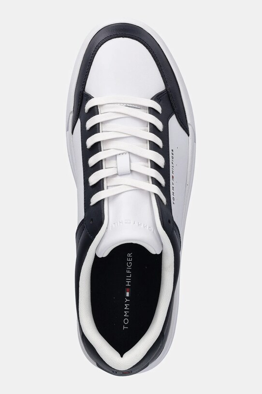 Tenisky Tommy Hilfiger TH COURT MIX LTH tmavomodrá FM0FM05489