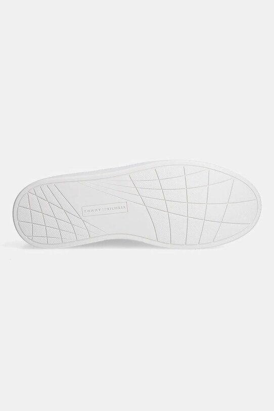 Tommy Hilfiger bőr sportcipő ICON COURT PINPERF LTH FM0FM05483 fehér