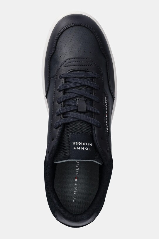 Tenisice Tommy Hilfiger TH BASKET CORE LTH PINPERF mornarsko plava FM0FM05466