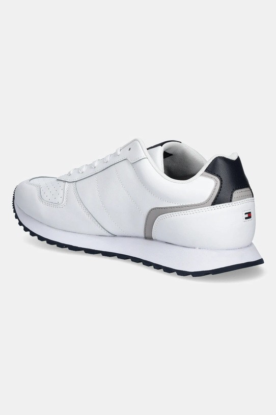 Obuwie Tommy Hilfiger sneakersy skórzane NEW RUNNER EVA MIX LTH FLAG FM0FM05453 biały