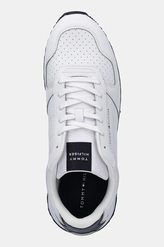 Шкіряні кросівки Tommy Hilfiger NEW RUNNER EVA MIX LTH FLAG білий FM0FM05453