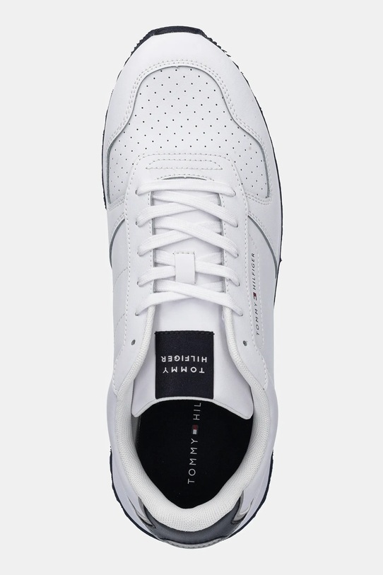 Tommy Hilfiger sneakersy skórzane NEW RUNNER EVA MIX LTH FLAG biały FM0FM05453