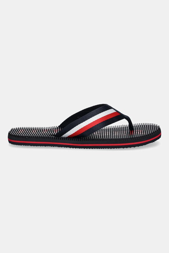 Tommy Hilfiger slapi MASSAGE HILFIGER BEACH SANDAL FM0FM05443 bleumarin SS25