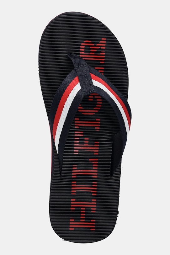 Šľapky Tommy Hilfiger MASSAGE HILFIGER BEACH SANDAL tmavomodrá FM0FM05443