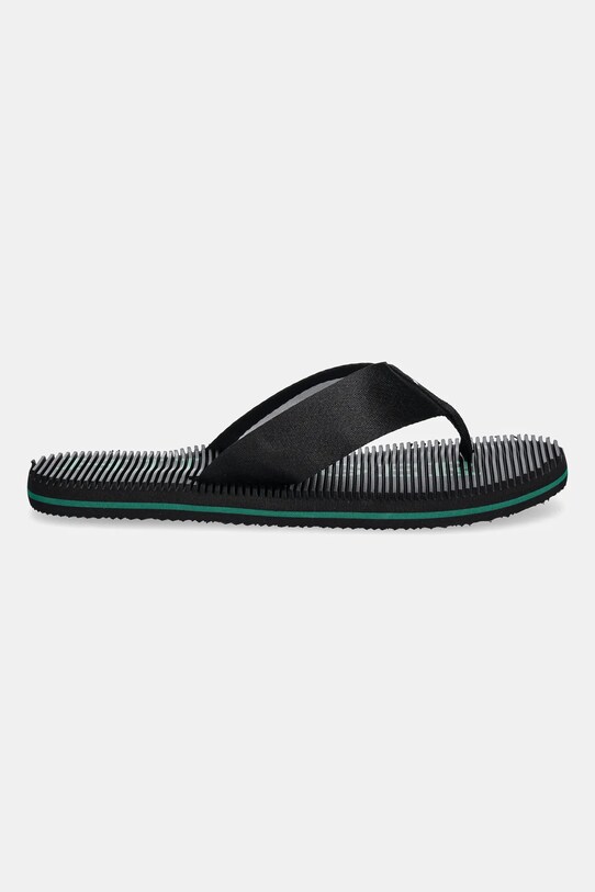 Tommy Hilfiger flip-flop MASSAGE HILFIGER BEACH SANDAL FM0FM05443 fekete SS25