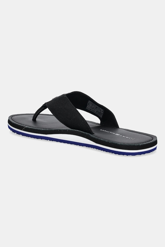 Cipők Tommy Hilfiger flip-flop HILFIGER LEATHER BEACH SANDAL FM0FM05442 fekete