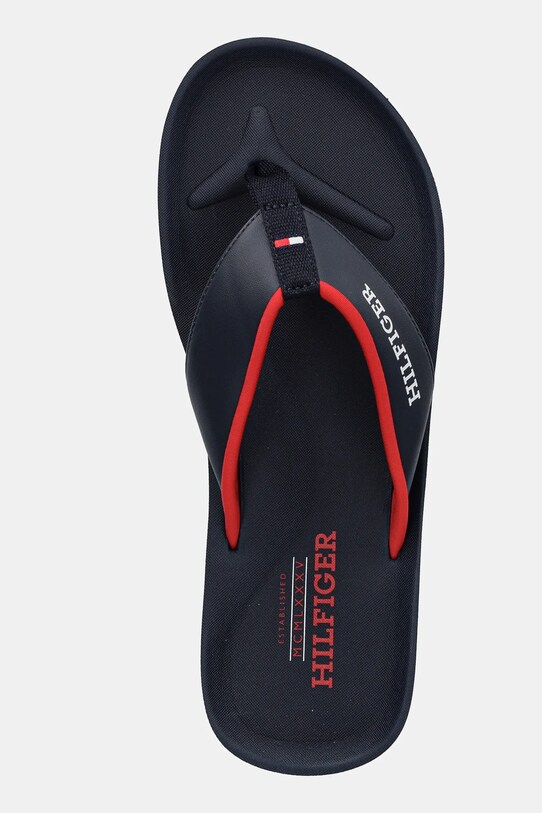 Tommy Hilfiger japonki PADDED COMFORT HILFIGER B SANDAL granatowy FM0FM05440