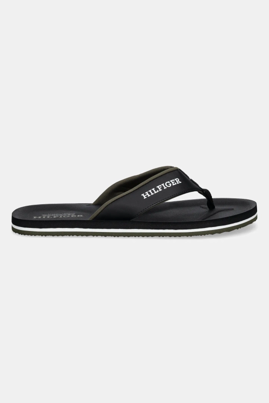 Tommy Hilfiger japonki PADDED COMFORT HILFIGER B SANDAL FM0FM05440 czarny SS25