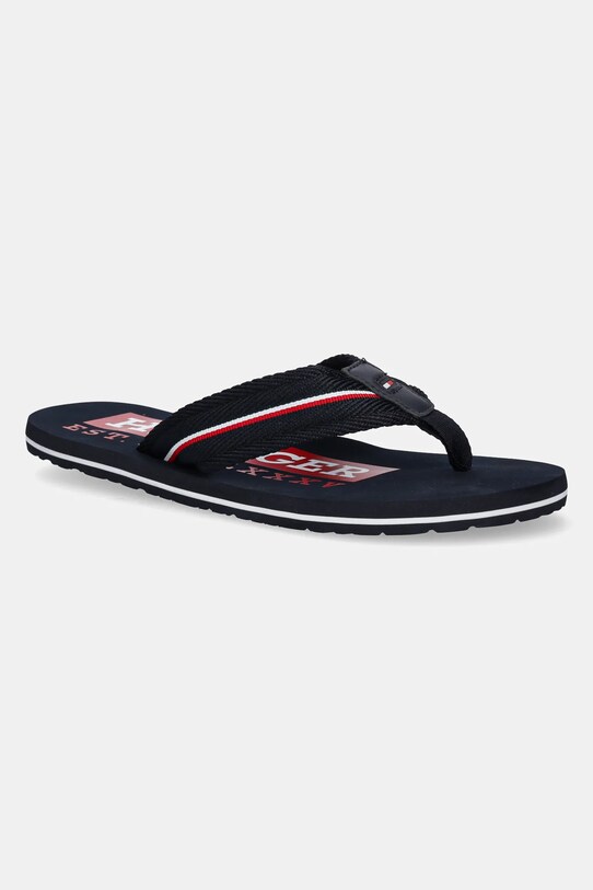 Tommy Hilfiger flip-flop CORPORATE HILFIGER BEACH SANDAL sötétkék FM0FM05436