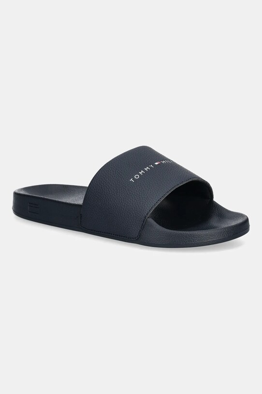 Tommy Hilfiger papuci HILIFGER NYC POOL SLIDE bleumarin FM0FM05432