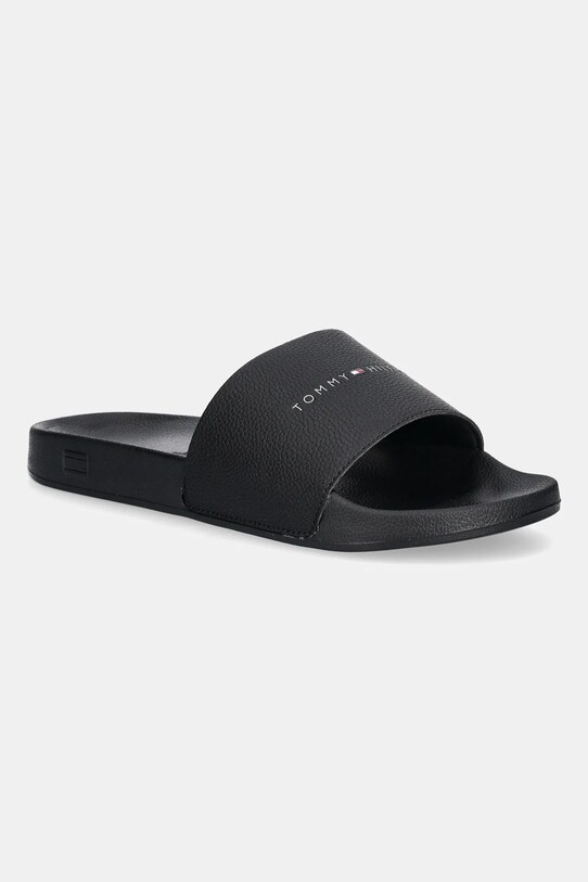 Tommy Hilfiger papuci HILIFGER NYC POOL SLIDE negru FM0FM05432